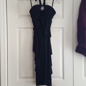 Betsy & Adam Halter Cocktail Dress sz 4